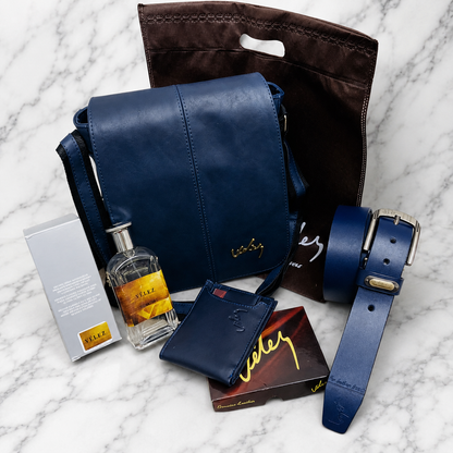 COMBO DE BOLSO  Y ACCESORIOS PARA HOMBRE  INCLUYE PERFUME!